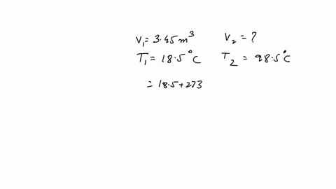 a-gas-occupies-345-mathrmm3-at-185circ-mathrmc-what-will-the-volume-of-this-gas-be-at-985circ-mathrm