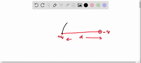 make-a-qualitative-sketch-of-the-electric-field-lines-produced-by-two-charges-q-and-q-separated-by-a