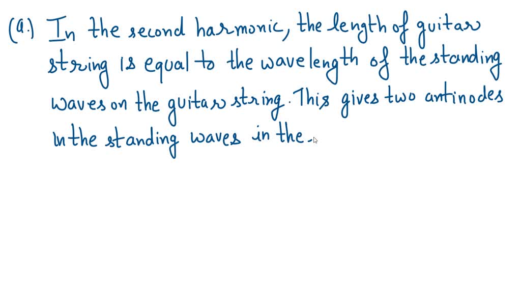 SOLVEDCalculate A guitar string 66 cm long vibrates with a standing
