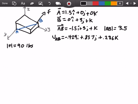 determine-the-magnitudes-of-the-components-of-the-force-f90-th-acting-parallel-and-perpendicular-to-