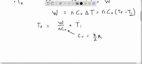 as-a-100-mol-sample-of-a-monatomic-ideal-gas-expands-adiabatically-the-work-done-on-it-is-250-times-