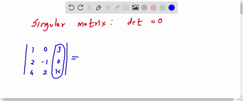 find-the-values-of-k-such-that-a-is-singular-aleftbeginarrayrrr1-0-3-2-1-0-4-2-kendarrayright