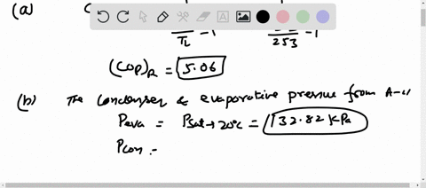 consider-a-steady-flow-carnot-refrigeration-cycle-that-uses-refrigerant-134-mathrma-as-the-working-f