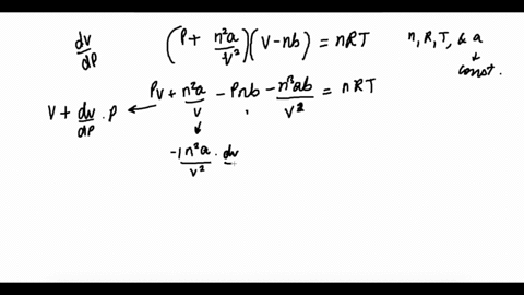 for-constants-a-b-n-r-van-der-waals-equation-relates-the-pressure-p-to-the-volume-v-of-a-fixed-quant