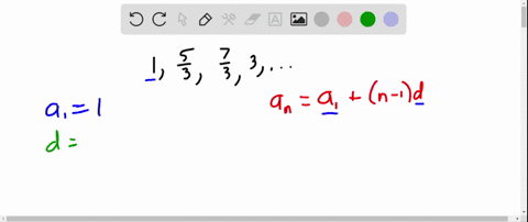 use-the-formula-for-a_n-to-find-the-general-term-of-each-arithmetic-sequence-1-frac53-frac73-3-ldo-2