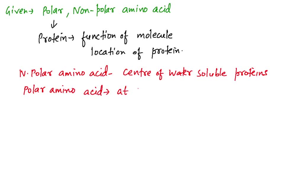 SOLVEDAmino Acid Localization in Proteins. Amino acids tend to be