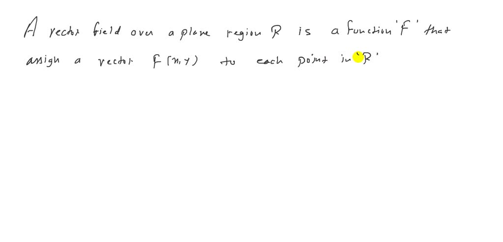 SOLVED Define Solenoidal Vector Field Give Examples 