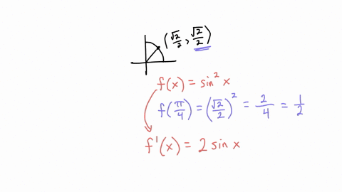 in-exercises-21-28-find-the-linearization-at-xa-and-then-use-it-to-approximate-fb-fxsin-2-x-quad-afr