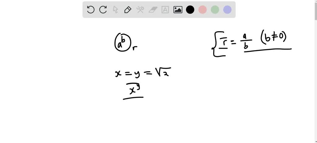 SOLVED:The Fact That That There Are Irrational Numbers A, B Such That A ...