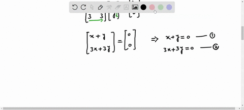 show-that-aleftbeginarraycc1-1-3-3endarrayright-has-no-inverse-by-solving-a-x0-and-by-failing-to-sol