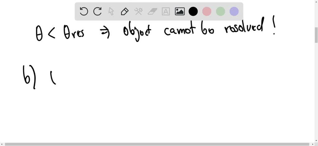 SOLVED: The maximum resolution of the eye depends on the diameter of ...