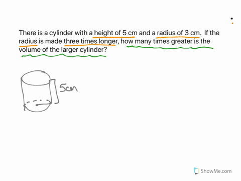 a-cylinder-with-radius-2-inches-and-height-3-inches-has-its-radius-quadrupled-how-many-times-greater