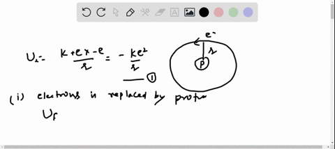 in-the-bohr-model-of-the-hydrogen-atom-a-proton-and-an-electron-are-separated-by-a-constant-distance