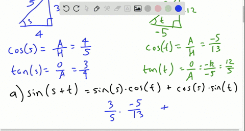 use-the-given-information-to-find-a-sin-stb-tan-st-and-c-the-quadrant-of-st-sin-sfrac35-and-sin-t--2
