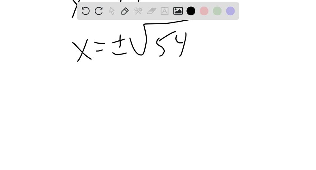 solved-solve-using-the-square-root-property-simplify-all-radicals-x-2-54