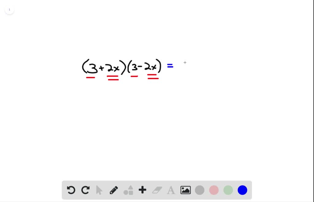 Write the product of the sum and difference. (3 b…