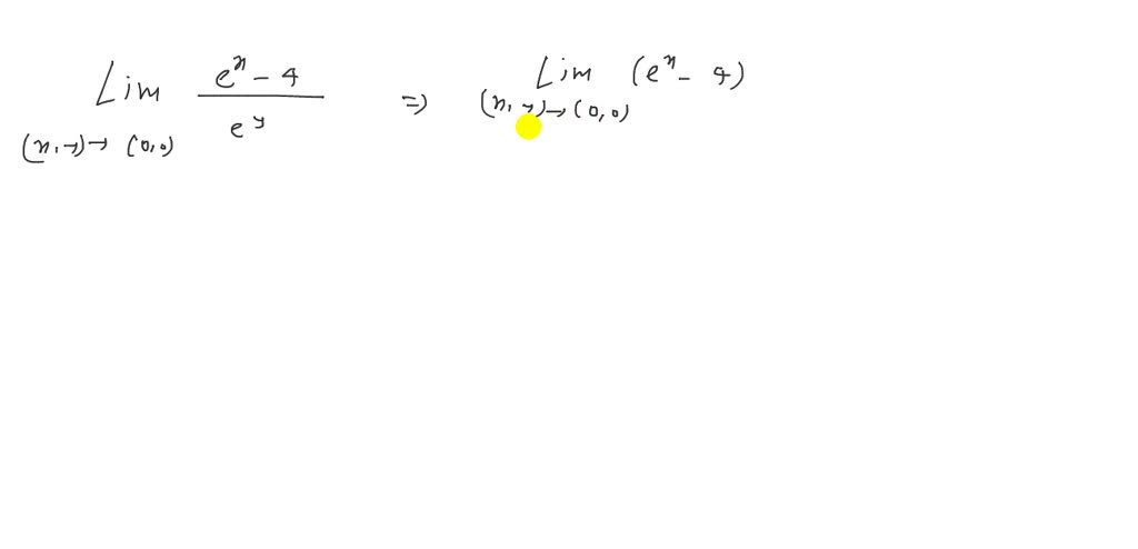 SOLVED:Use algebraic properties of limits of two variables (p. 821 ) to ...