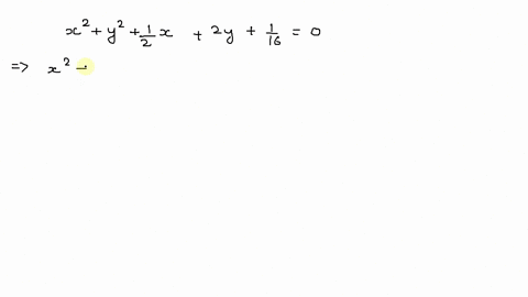 show-that-the-equation-represents-a-circle-and-find-the-center-and-radius-of-the-circle-x2y2frac12-3