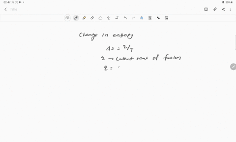 the-entropy-change-in-the-fusion-of-1-mathrmmol-of-a-solid-melting-at-27circ-mathrmc-latent-heat-o-2