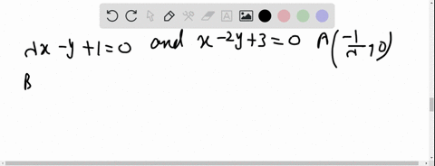 if-a-circle-passes-through-the-points-of-intersection-of-the-coordinate-axes-with-the-lines-lambda-x