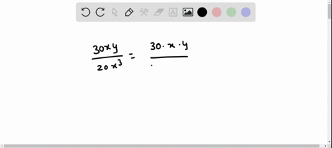 simplify-the-fraction-frac30-x-y20-x3