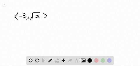 write-each-vector-as-a-linear-combination-of-the-unit-vectors-i-and-mathbfj-langle-3-sqrt2rangle
