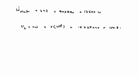 a-lossless-motor-drives-the-fan-shown-in-fig-p-1240-at-40-mathrmhz-the-power-input-to-the-motor-is-4
