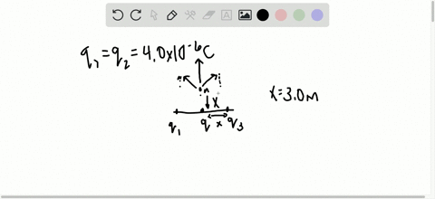 point-charges-q_1q_240-times-10-6-mathrmc-are-fixed-on-the-x-axis-at-x-30-mathrmm-and-x30-mathrmm-wh