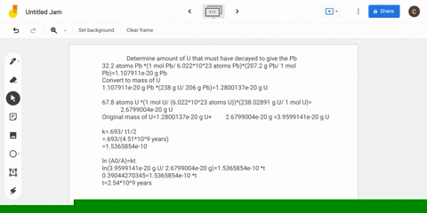 the-ultimate-stable-product-of-238-mathrmu-decay-is-206-mathrmpb-mathrma-certain-sample-of-pitchblen