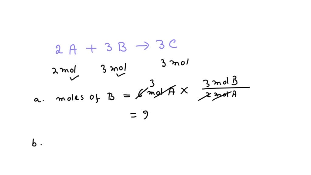 ⏩SOLVED:Consider the generic chemical reaction: 2 A+3 B 3 C How… | Numerade