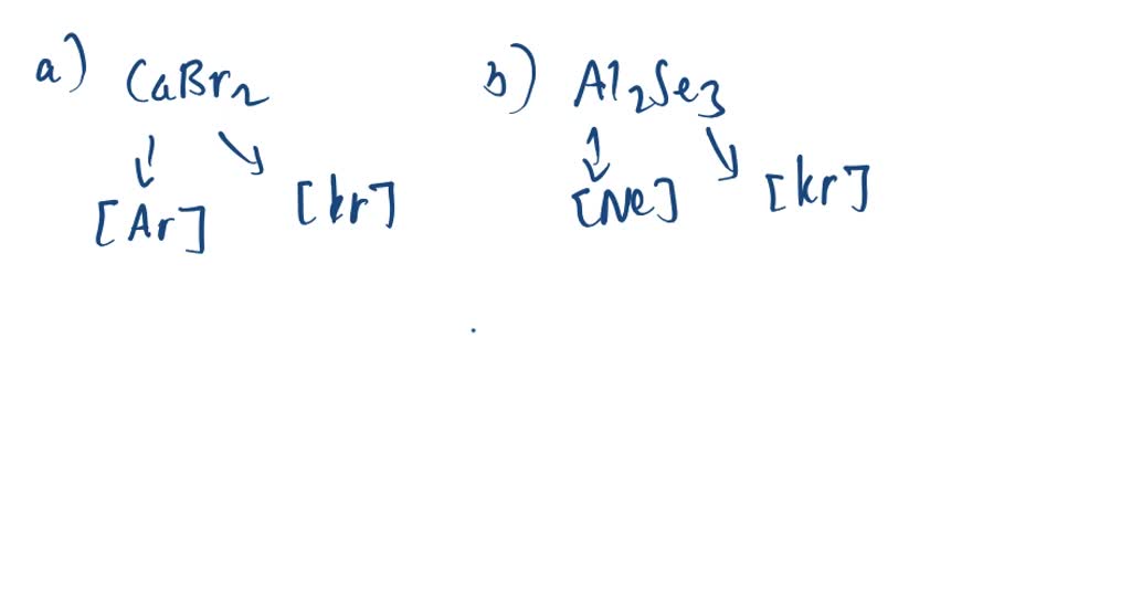SOLVEDWhich noble gas has the same electron configuration as each of
