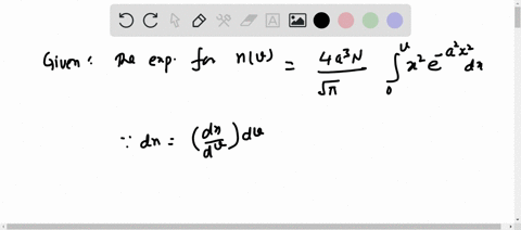 for-an-ideal-gas-of-n-molecules-the-number-of-molecules-with-speeds-leqslant-v-is-given-by-nvfrac4-a