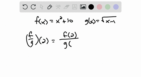 evaluate-the-functions-for-the-specified-values-if-possible-fxx210-quad-gxsqrtx-1-leftfracfgright2