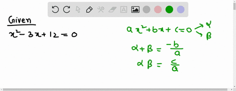 Solved Find The Sum And The Product Of The Roots Of Each Quadratic Equation X 2 3 X 12 0 Solved Find The Sum And The Product Of The Roots Of Each Quadratic Equation X 2 3 X 12 0