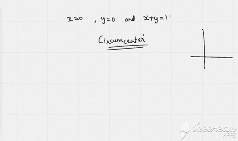 the-circumcentre-of-the-triangle-formed-by-the-lines-mathrmx0-mathrmy0-mathrmxmathrmy1-is-a-leftfrac