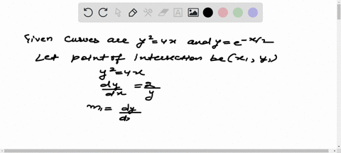 find-the-angle-between-the-curves-y24-x-and-ye-x-2