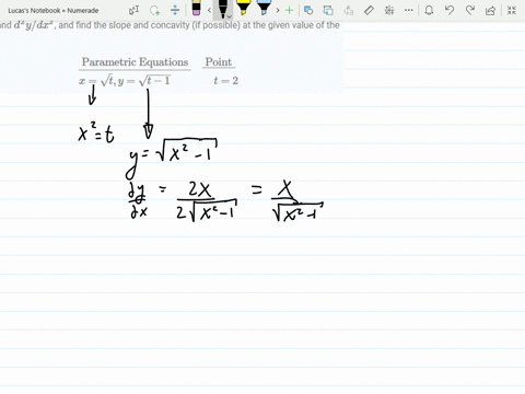 find-d-y-d-x-and-d2-y-d-x2-and-find-the-slope-and-concavity-if-possible-at-the-given-value-of-the-18