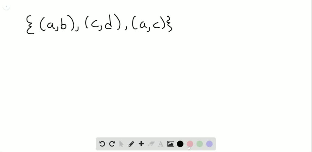 Solvedfor The Following Exercises Determine Whether The Relation Represents A Function A B 9040