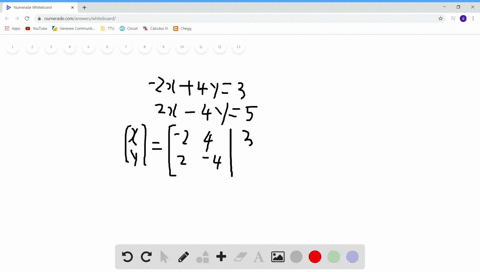 use-a-matrix-equation-to-solve-each-system-of-equations-2-x4-y3-2-x-4-y5