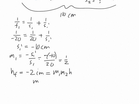 a-10-cm-tall-object-is-110-mathrmcm-from-a-screen-a-diverging-lens-with-focal-length-20-mathrmcm-is-