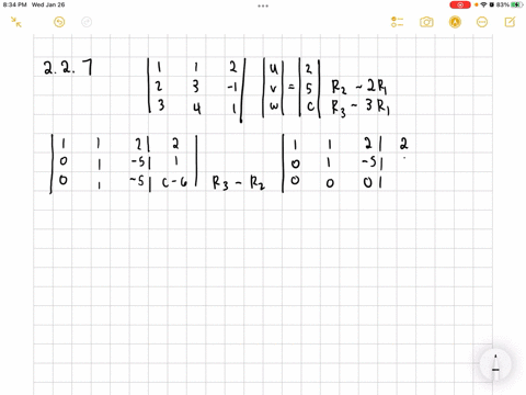 find-the-value-of-c-that-makes-it-possible-to-solve-a-xb-and-solve-it-beginarrayr-uv2-w2-2-u3-v-w5-3