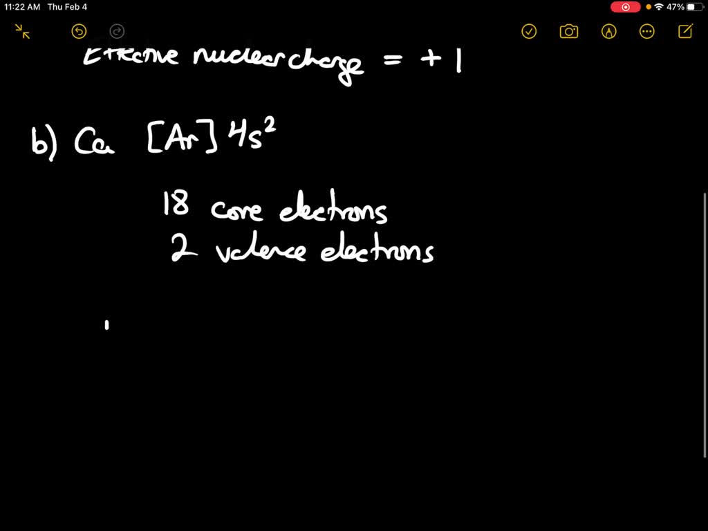 SOLVEDIf core electrons completely shielded valence electrons from