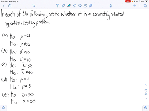 state-whether-each-of-the-following-situations-is-a-correctly-stated-hypothesis-testing-problem-an-2