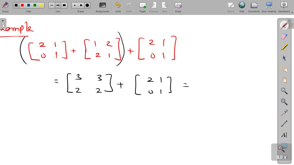 SOLVED:Why is matrix addition associative?