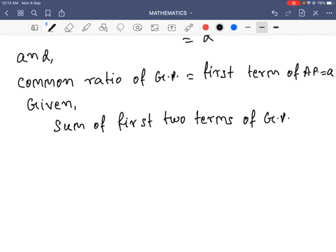 the-sum-of-first-ten-terms-of-an-ap-is-equal-to-155-and-sum-of-the-first-two-terms-of-a-gp-is-9-find