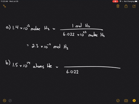 the-following-quantities-of-trace-gases-were-found-in-a-10-ml-sample-of-air-calculate-the-number-of-