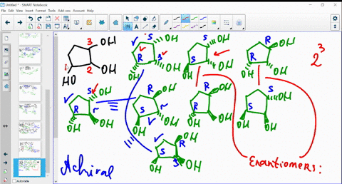 draw-all-of-the-stereoisomers-that-are-possible-for-123-cyclopentanetriol-label-their-chirality-cent