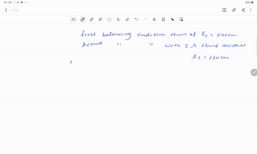 SOLVEDIn a potentiometer experiment, the balancing with a cell is at