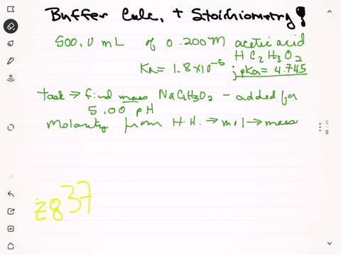 calculate-the-mass-of-sodium-acetate-that-must-be-added-to-5000-mathrmml-of-0200-m-acetic-acid-to-fo