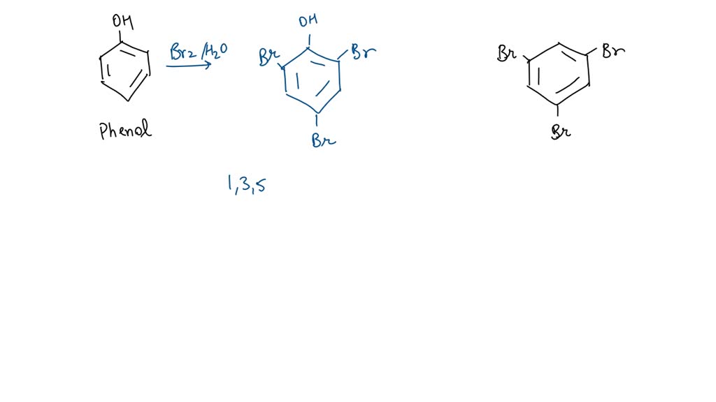 Phenol can be converted into 1,3,5tribromo benzene by using the